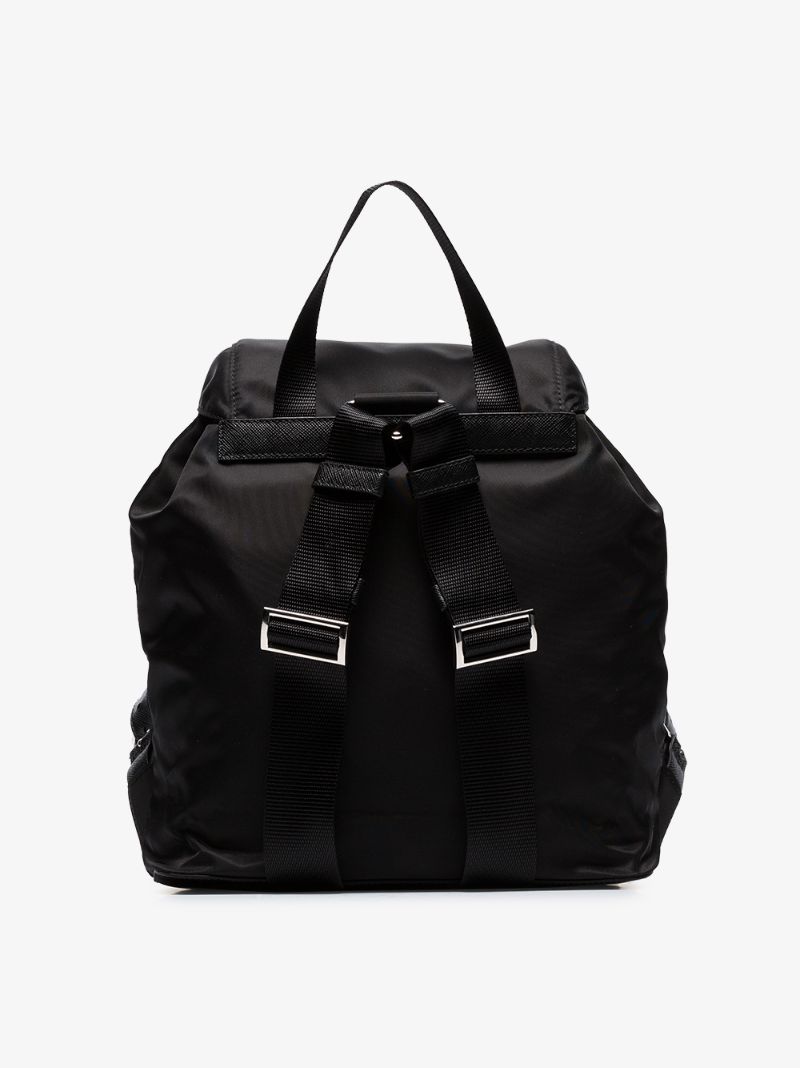 Black Nylon Backpack