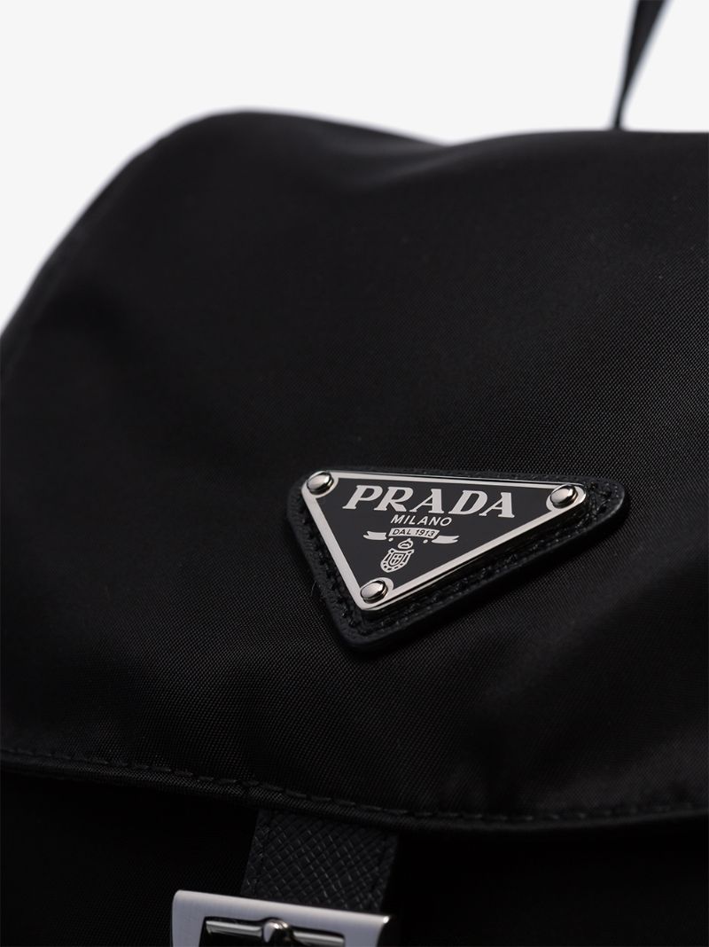 Black Nylon Backpack