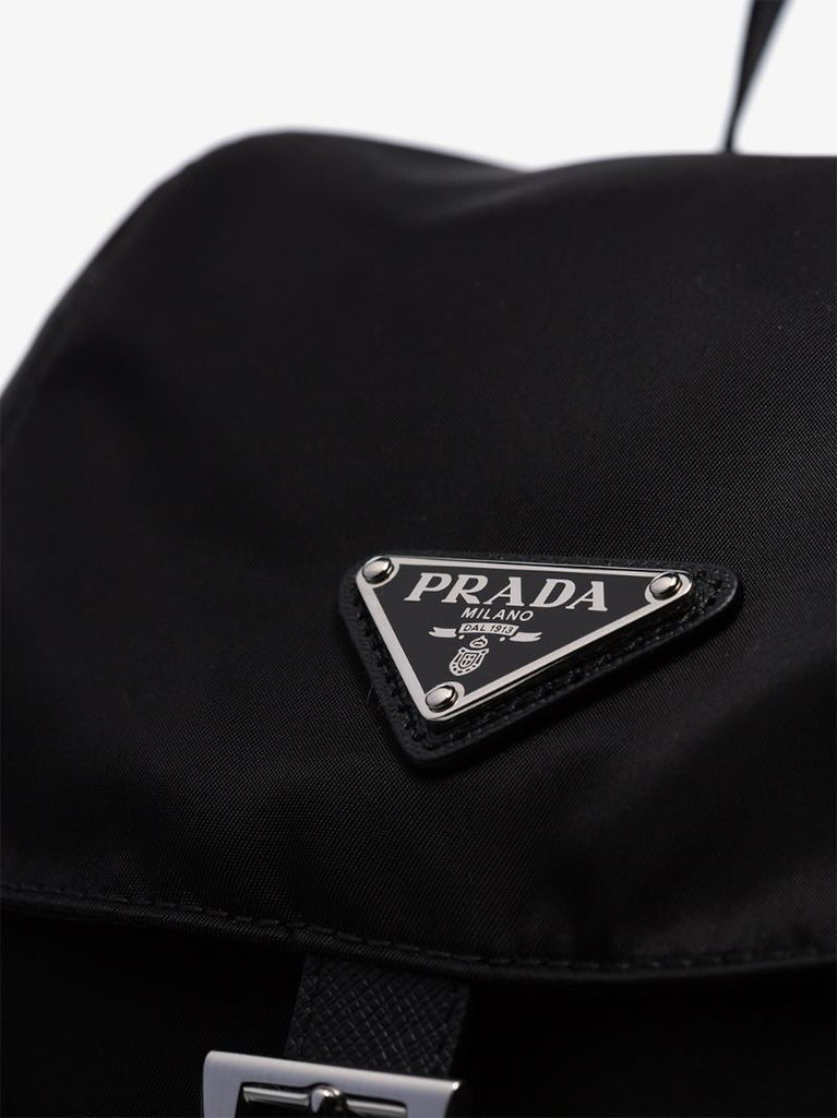 Black Nylon Backpack