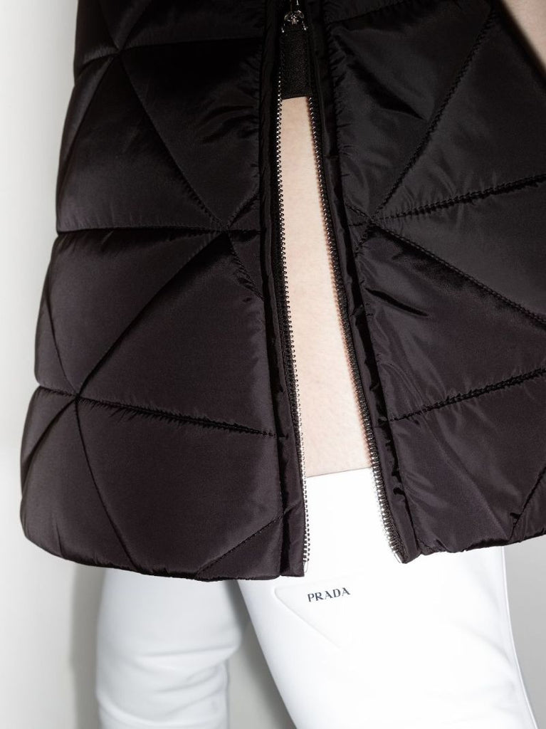 Quilted Logo Plaque Mini Dress
