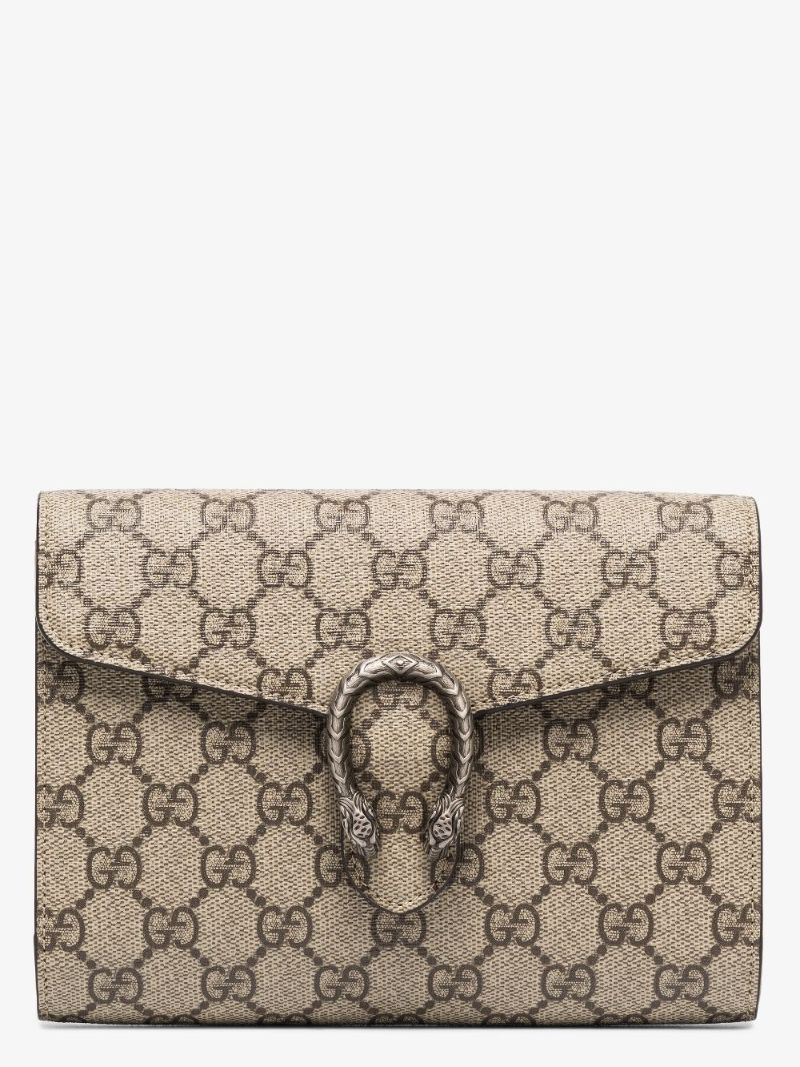 Neutral Dionysus Gg Supreme Clutch Bag