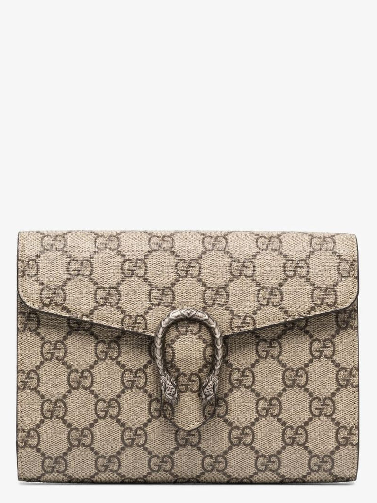 Neutral Dionysus Gg Supreme Clutch Bag