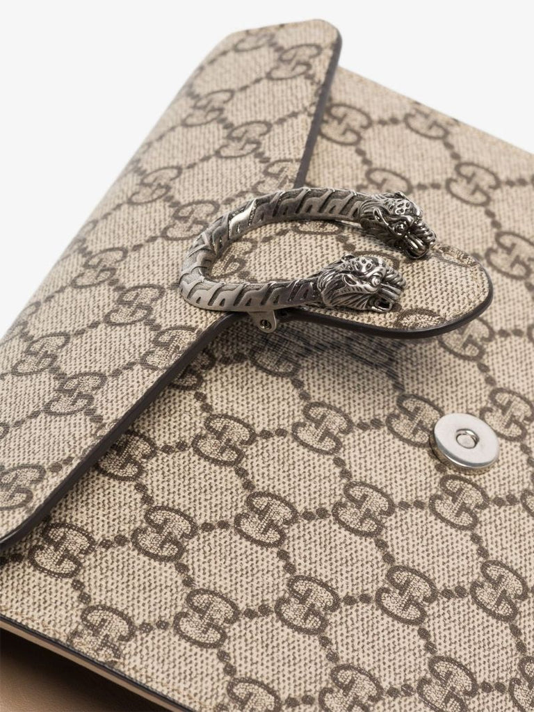 Neutral Dionysus Gg Supreme Clutch Bag