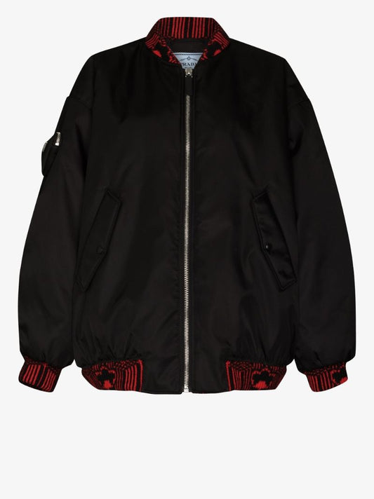 Oversized Re-nylon Bomber Jacket