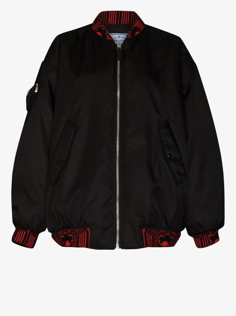 Oversized Re-nylon Bomber Jacket