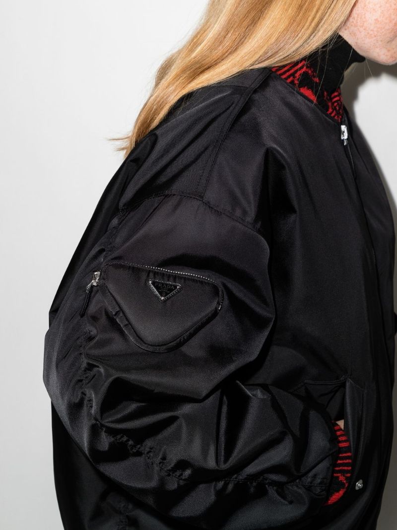 Oversized Re-nylon Bomber Jacket