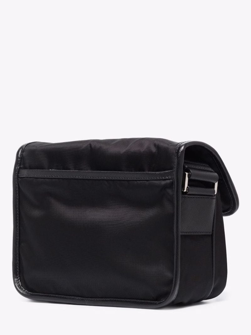 Black Logo Re-nylon Shoulder Bag