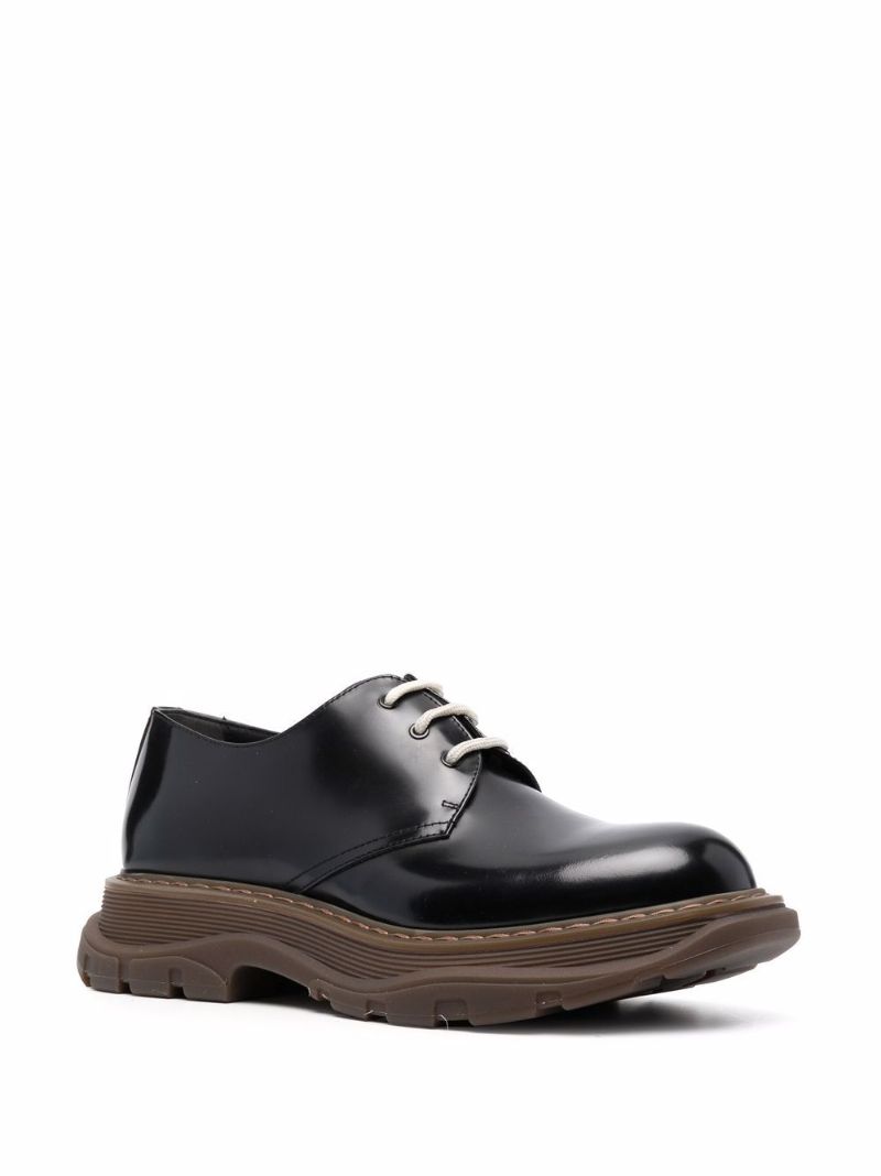 Rubber Sole Derby Shoes