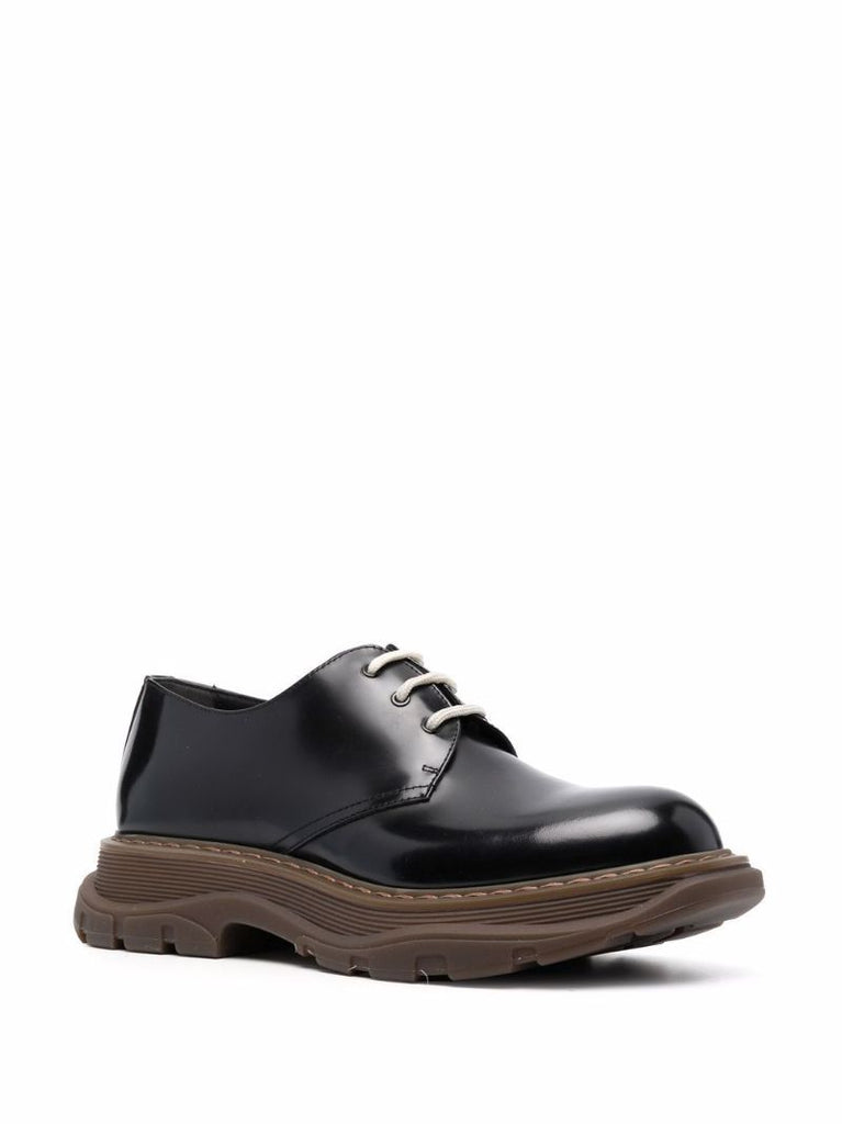 Rubber Sole Derby Shoes