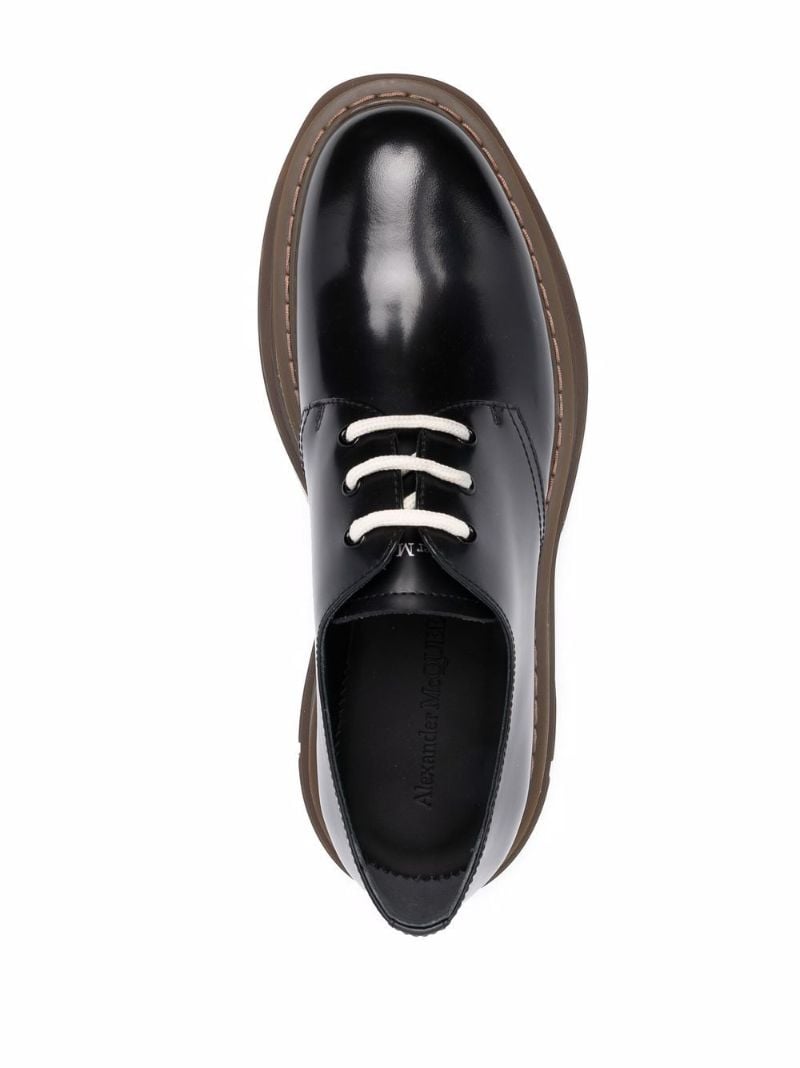 Rubber Sole Derby Shoes