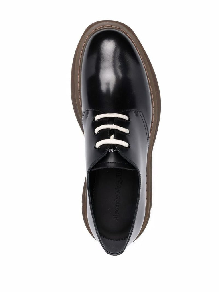 Rubber Sole Derby Shoes