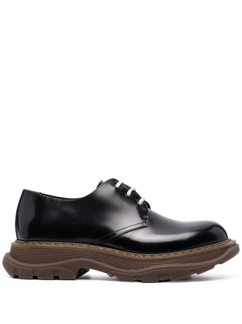 Rubber Sole Derby Shoes