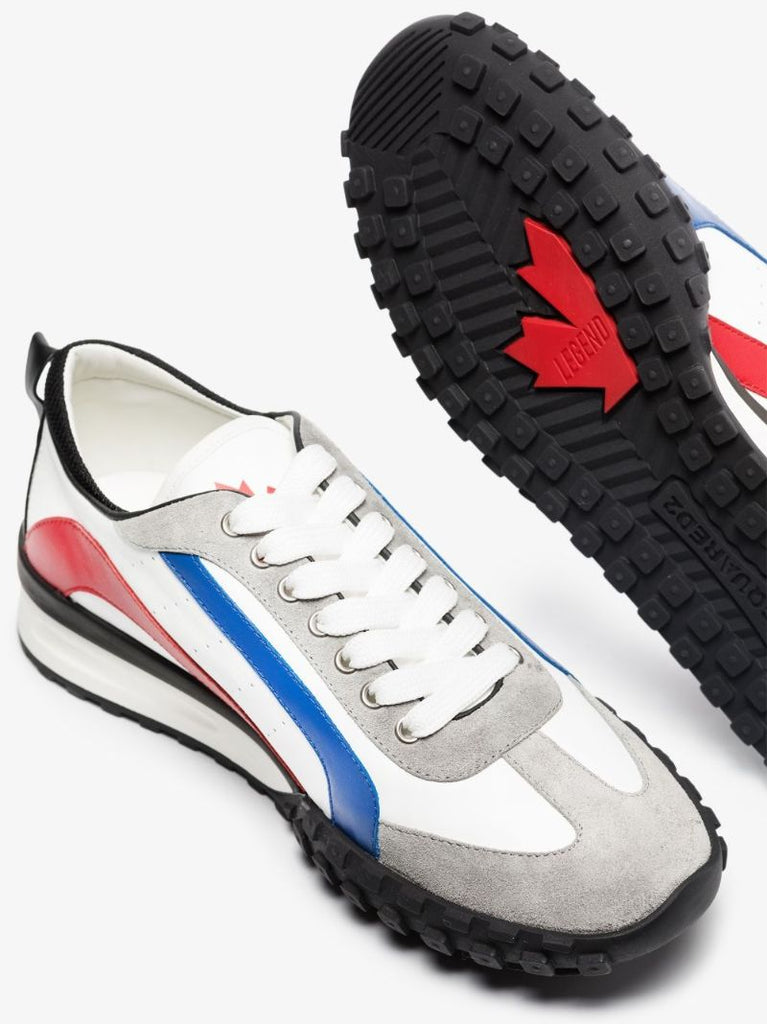 White Legend 551 Leather Sneakers