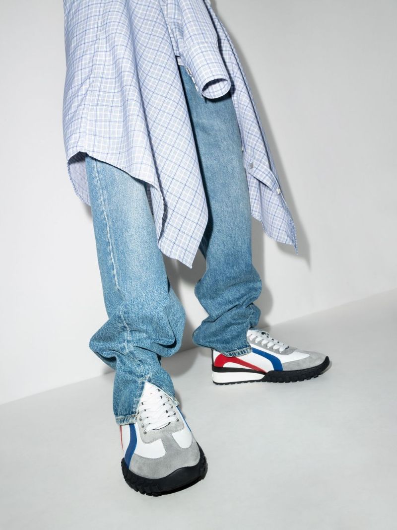 White Legend 551 Leather Sneakers