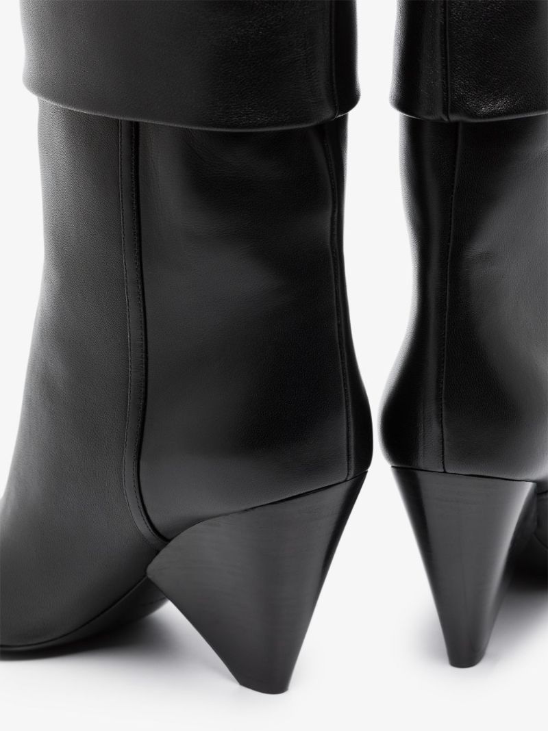 Black Niki Signature 85 Leather Boots