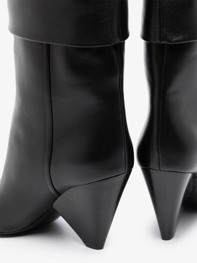 Black Niki Signature 85 Leather Boots