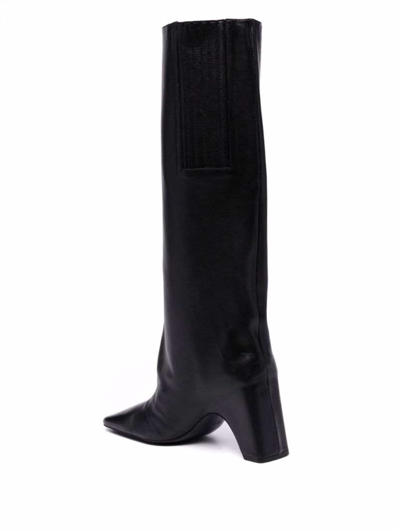 Black Knee Length Boots