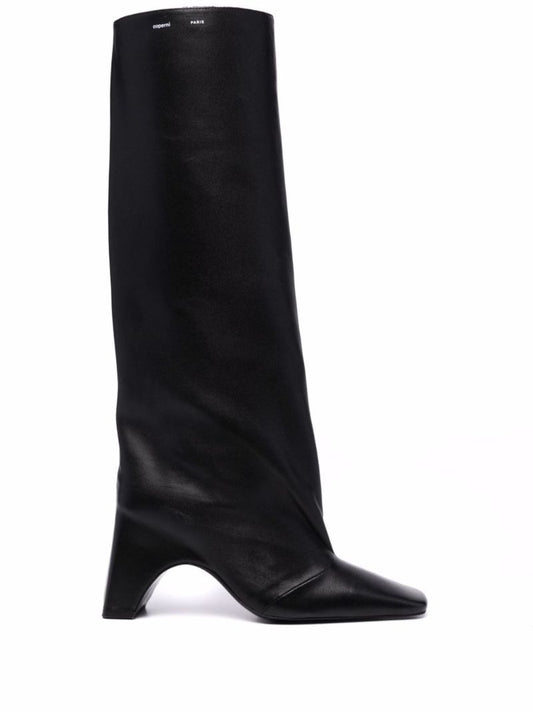 Black Knee Length Boots