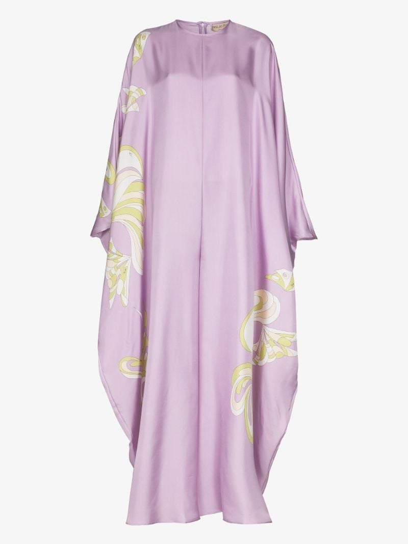 Farfalle Print Silk Jumpsuit