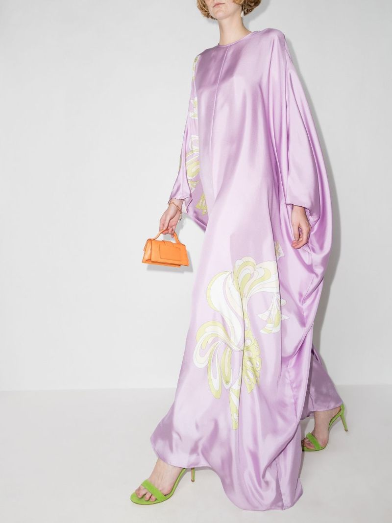 Farfalle Print Silk Jumpsuit