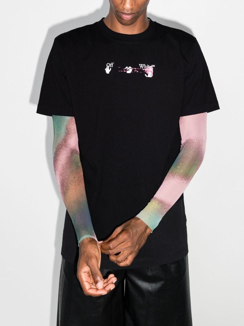 Acrylic Arrows Print T-shirt