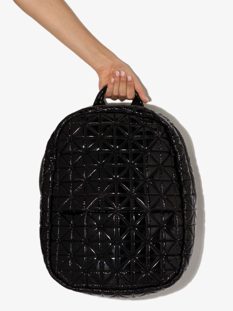 Black Quilted Backpack