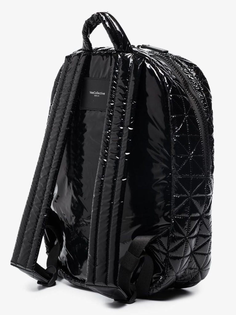 Black Quilted Backpack