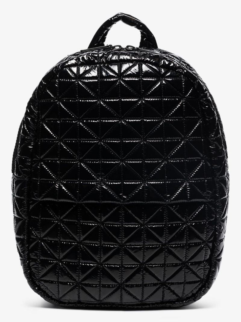 Black Quilted Backpack