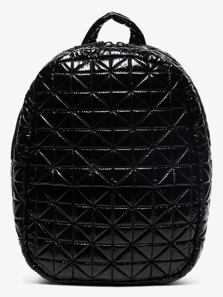 Black Quilted Backpack