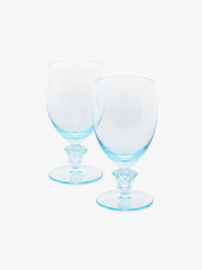 Blue Medusa Glass Set