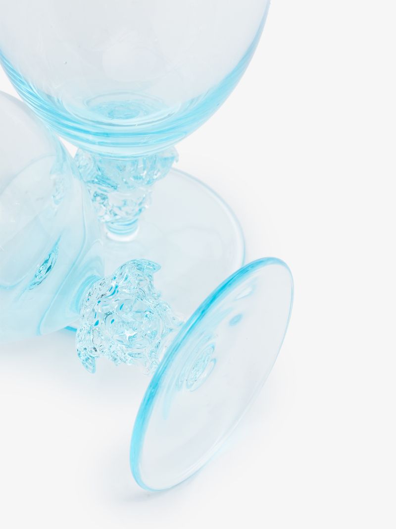 Blue Medusa Glass Set
