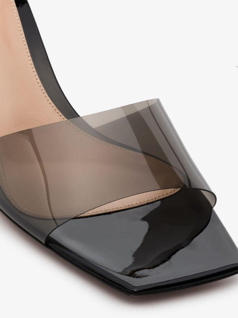 Black 55 Pvc Sandals