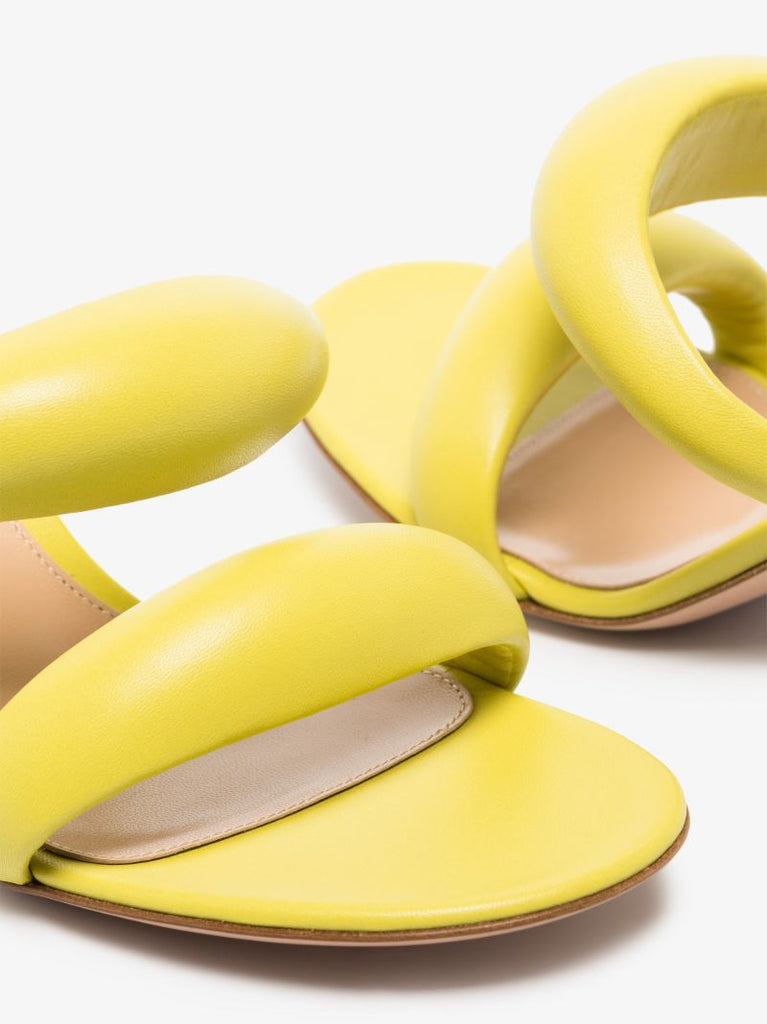 Yellow Bijoux 70 Leather Mules