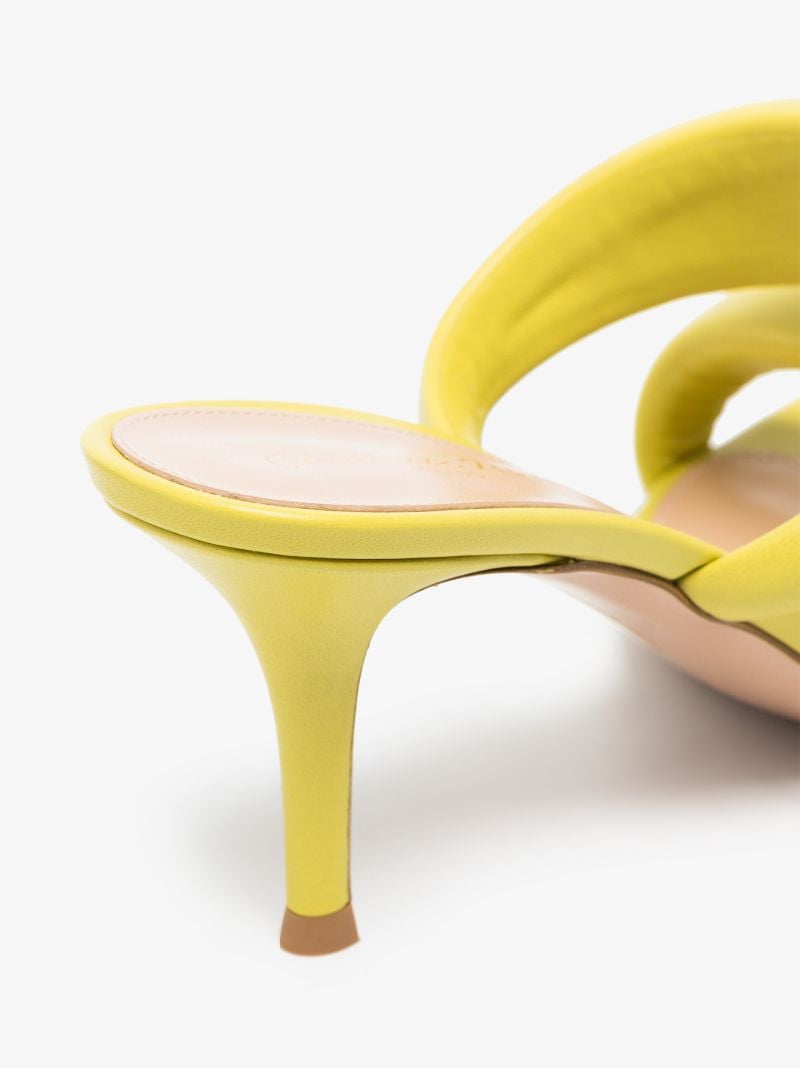 Yellow Bijoux 70 Leather Mules
