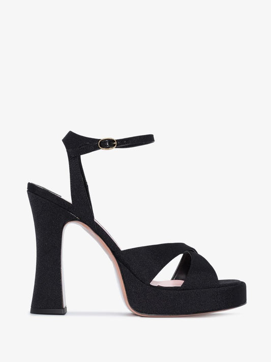 Black Miranda 125 Platform Sandals