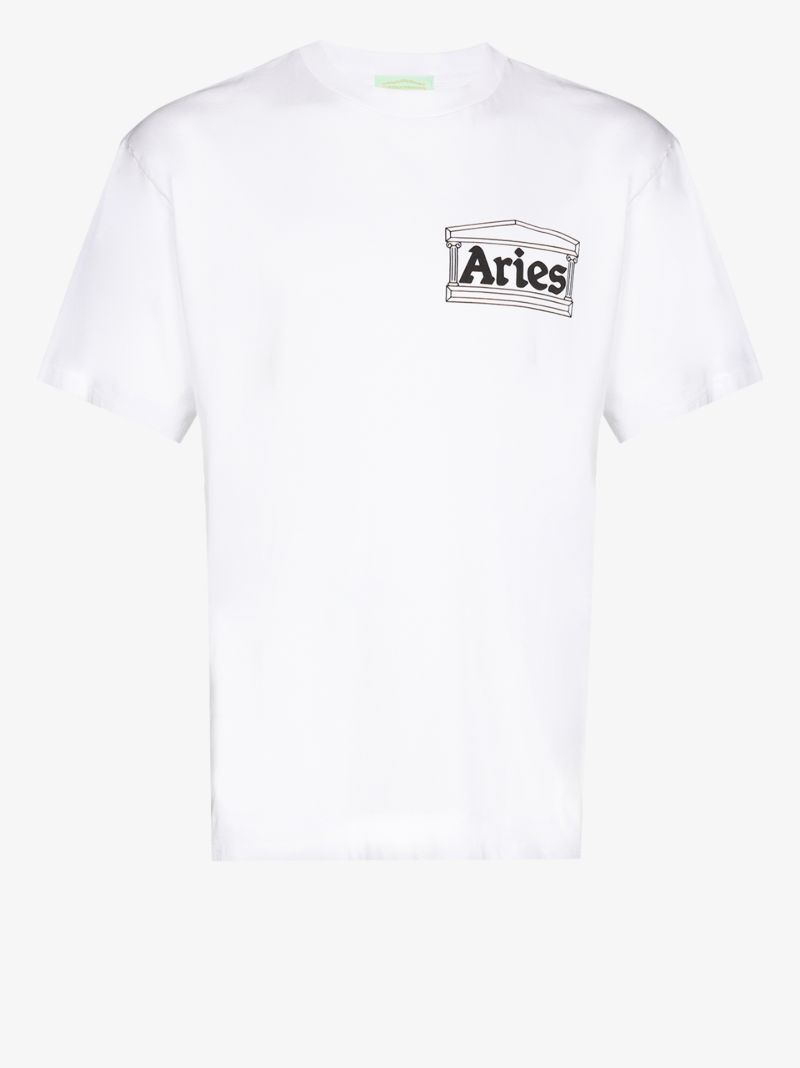 Temple Print Cotton T-shirt