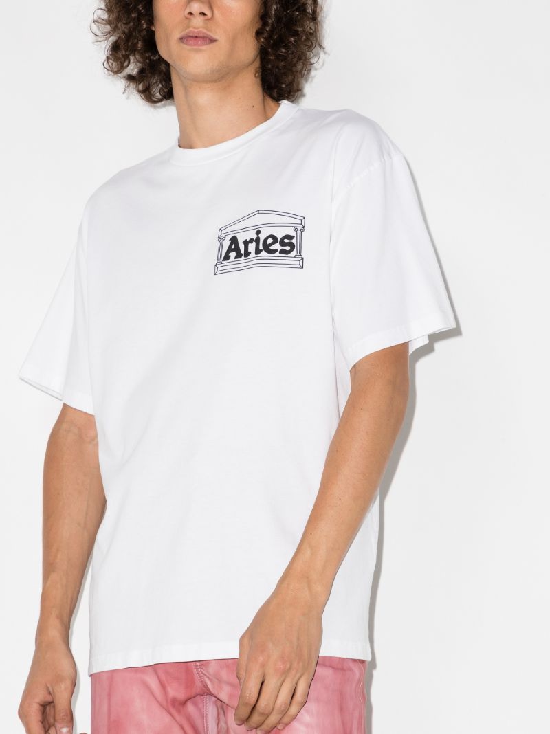 Temple Print Cotton T-shirt