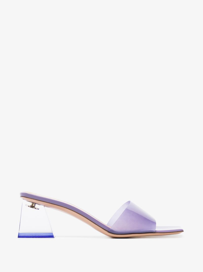 Purple 55 Pvc Sandals