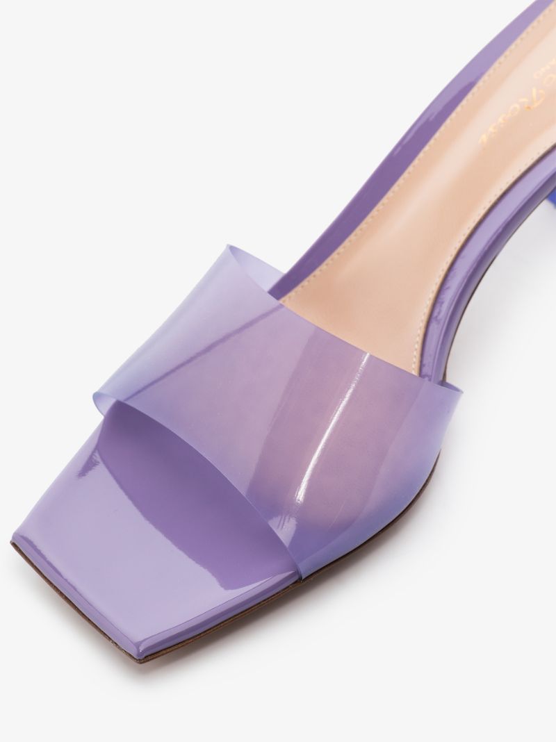 Purple 55 Pvc Sandals