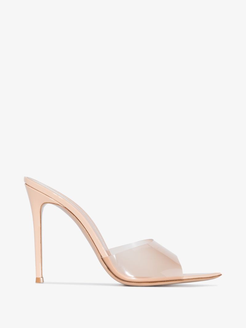 Beige Elle 105 Pvc Mules