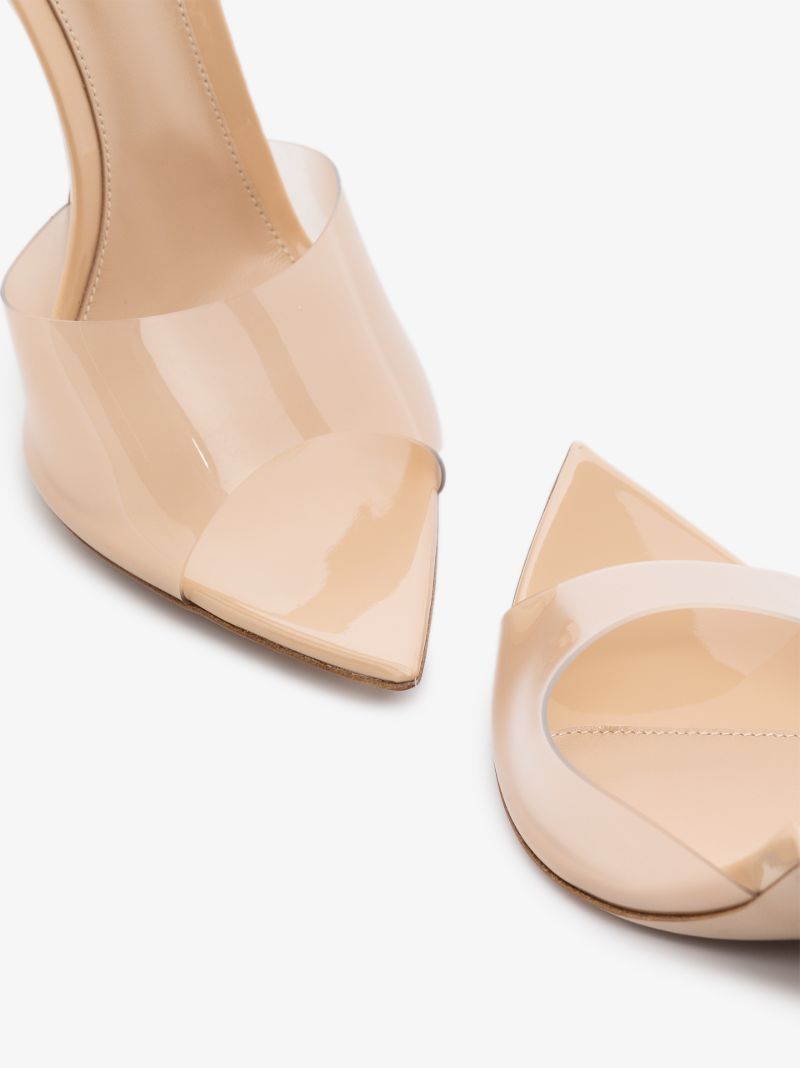Beige Elle 105 Pvc Mules