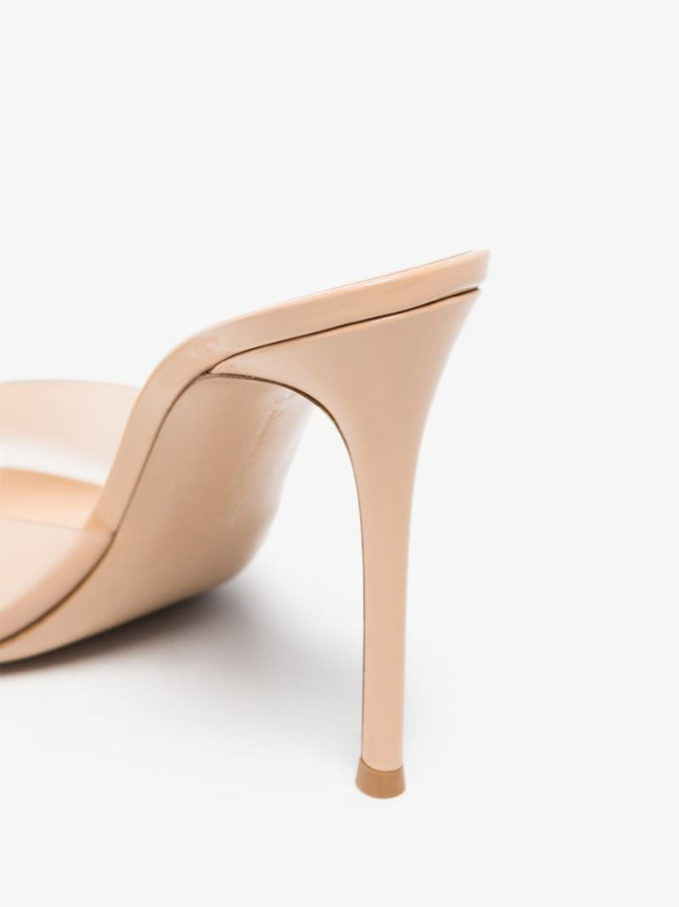 Beige Elle 105 Pvc Mules