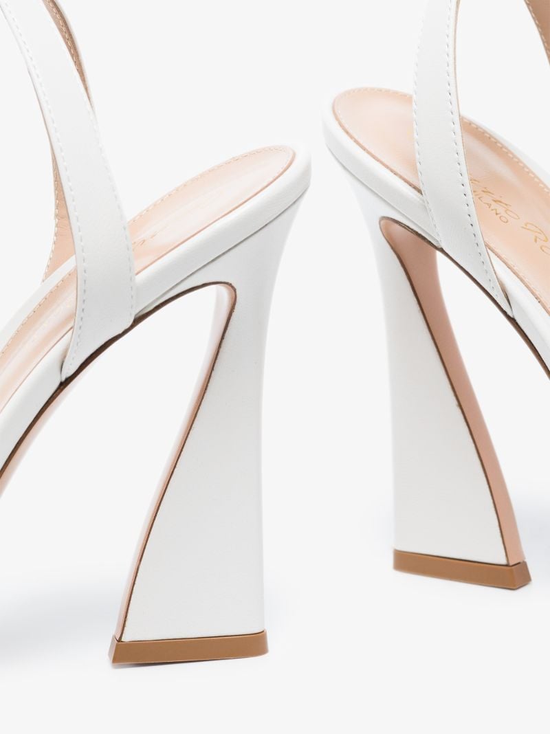 White Aura 150 Leather Sandals