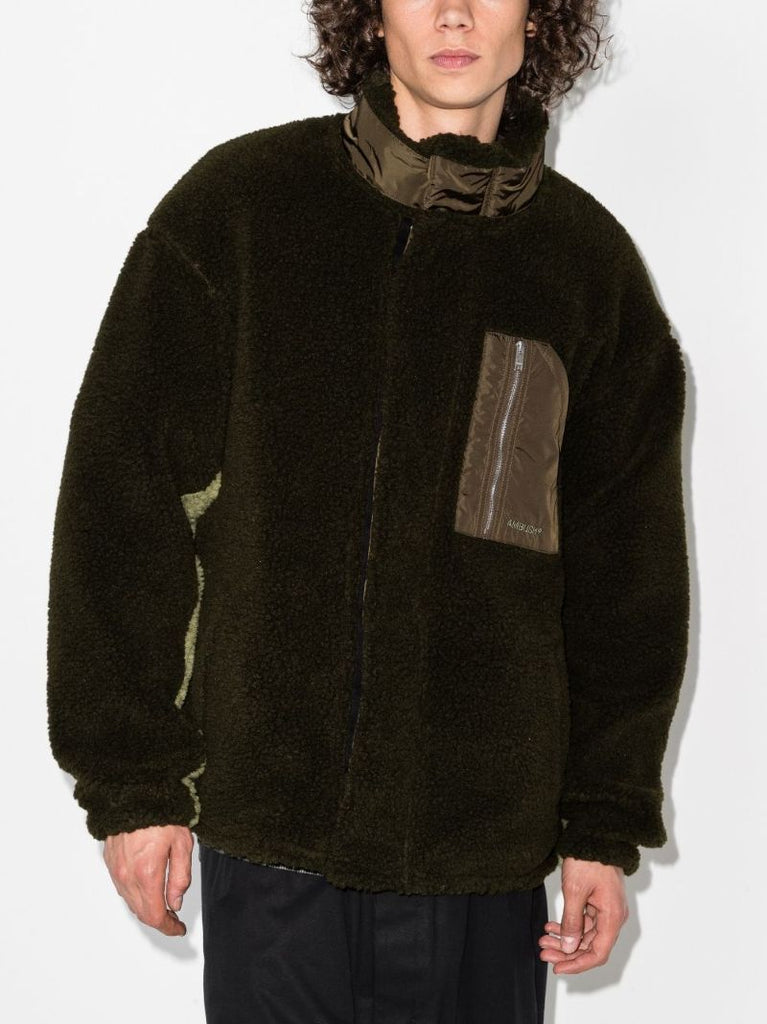 Funnel Neck Fleece Jacket