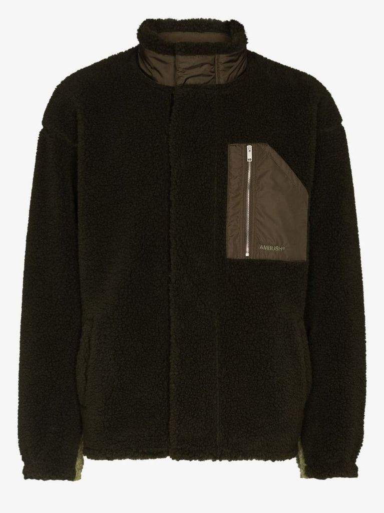 Funnel Neck Fleece Jacket
