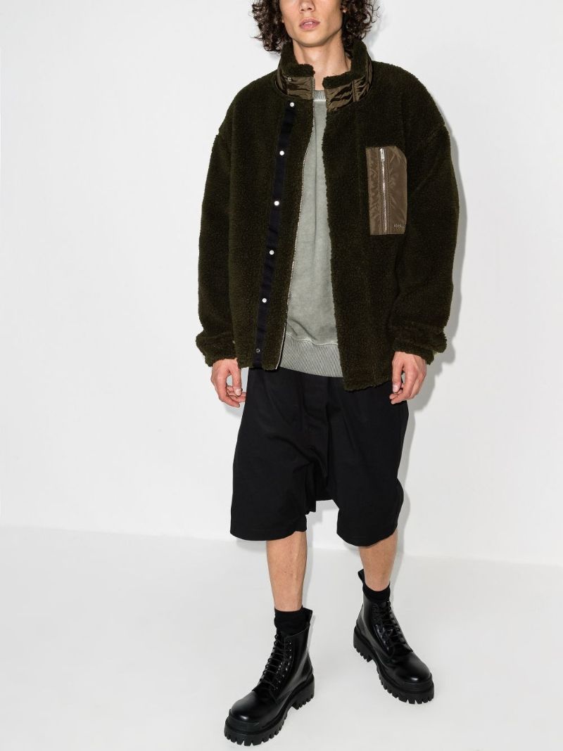 Funnel Neck Fleece Jacket