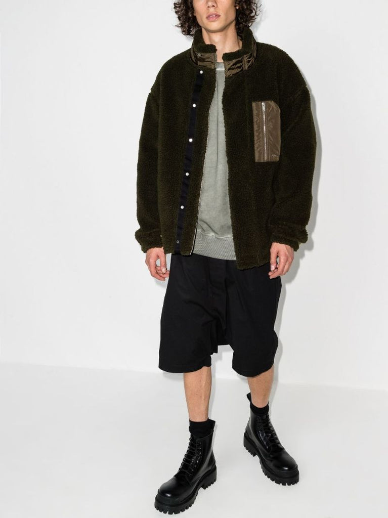 Funnel Neck Fleece Jacket