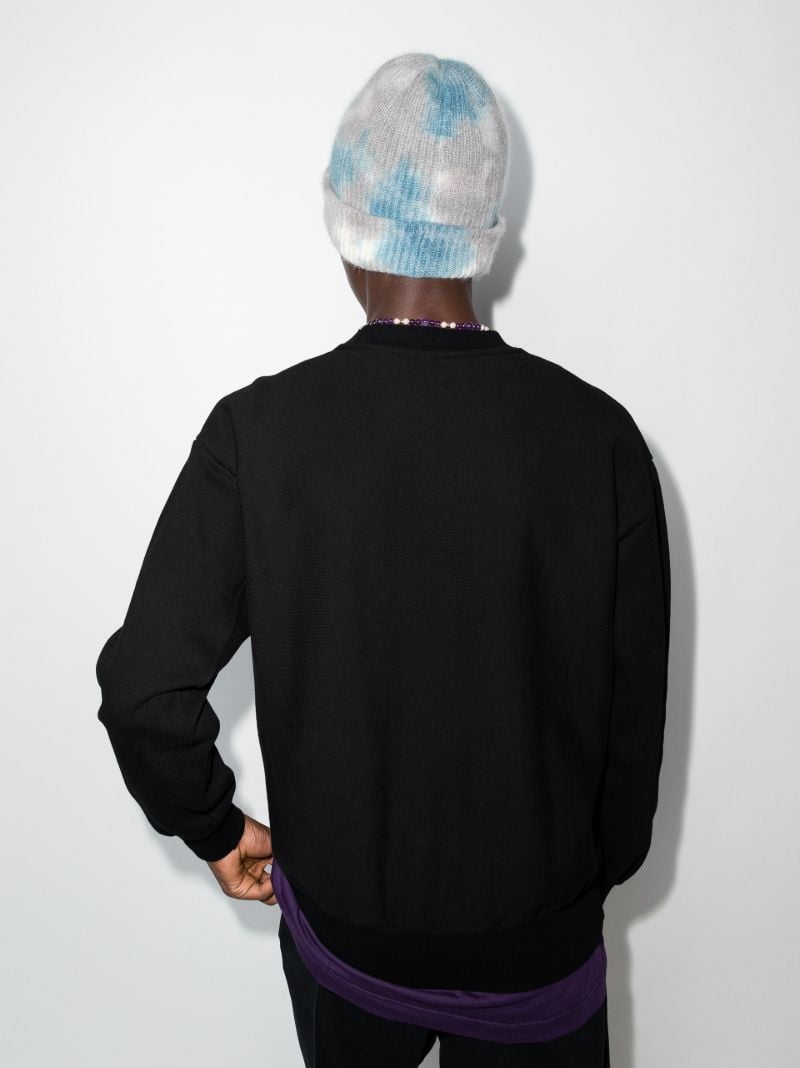 Temple Logo Print Sweater
