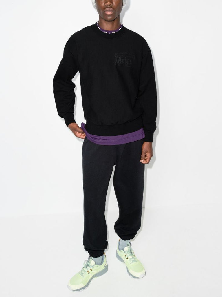 Temple Logo Print Sweater