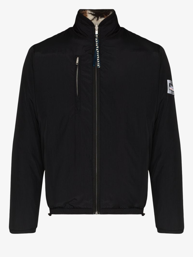 Reversible Fleece Patchwork Jacket